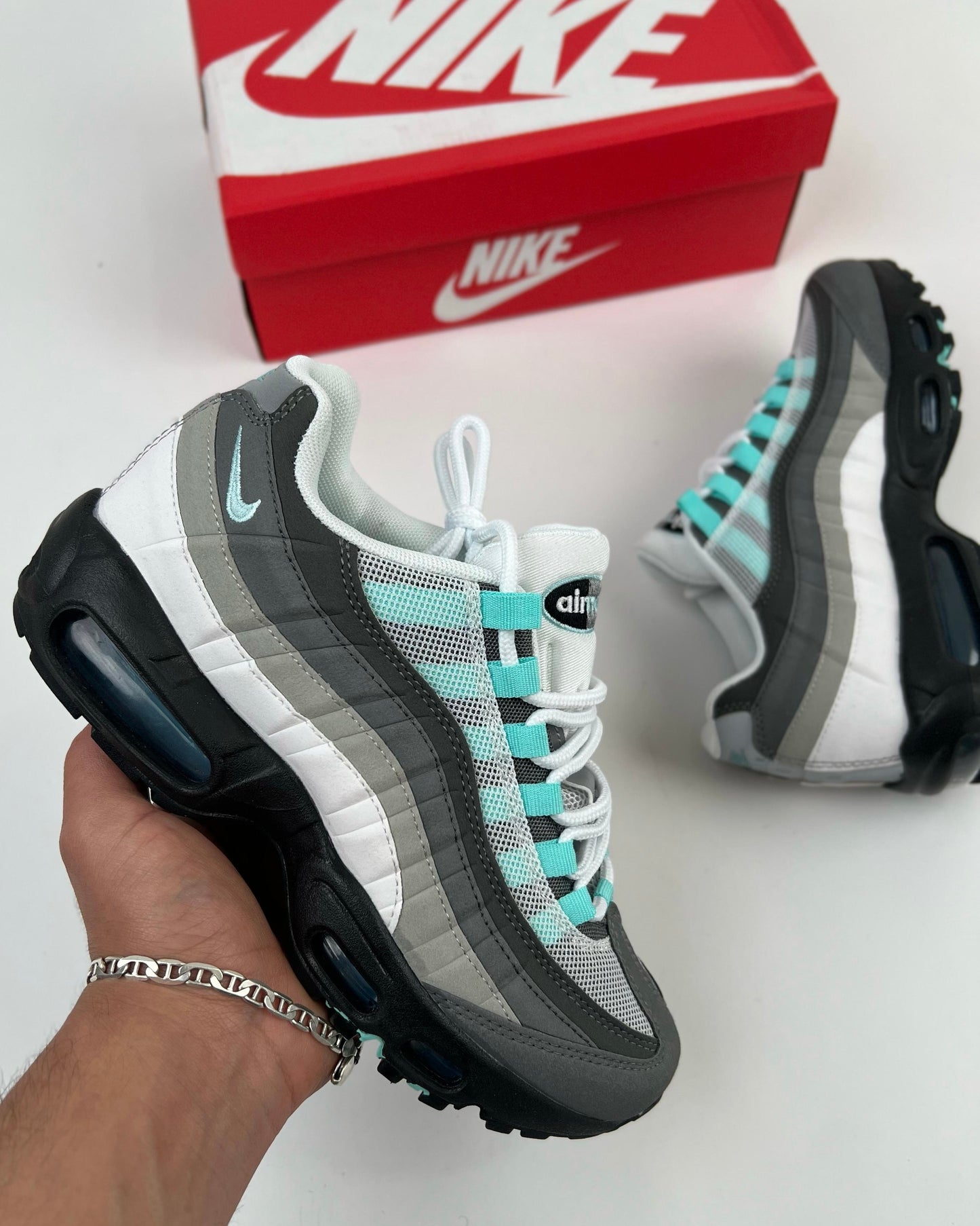 NIKE Airmax 95🩵🖤🩶🤍